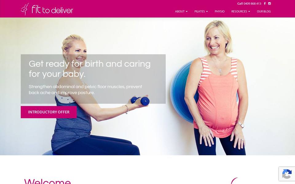 Fit to Deliver website