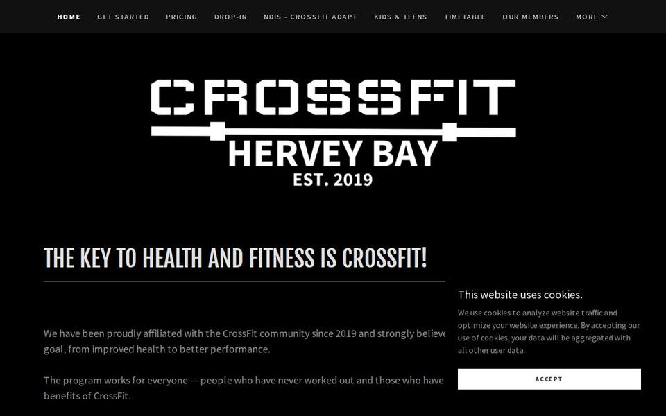 CrossFit Hervey Bay website