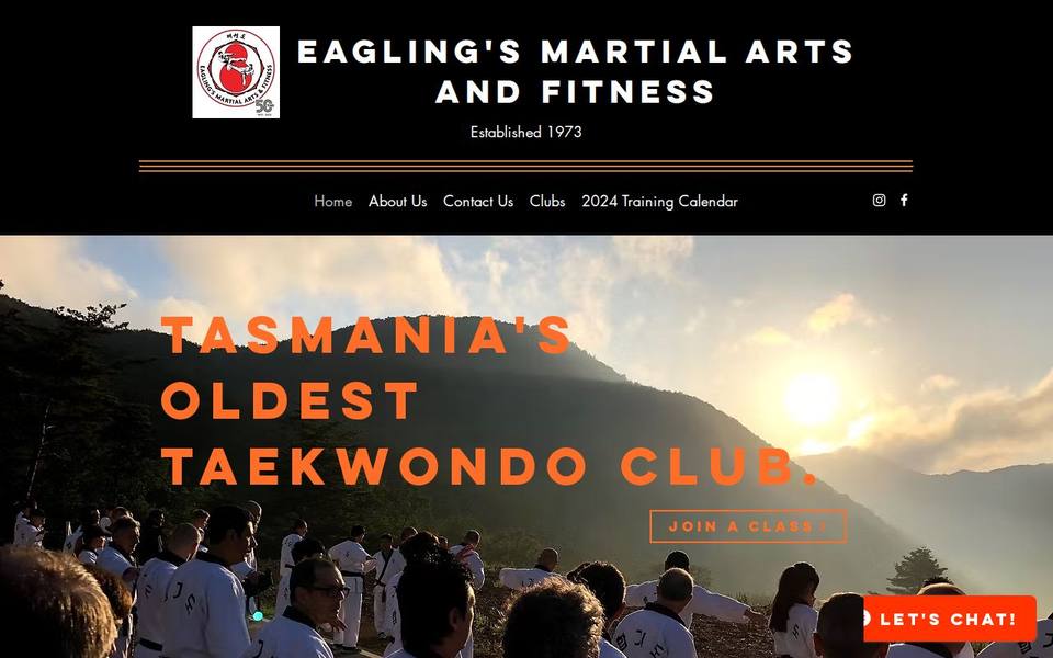 Eagling's Martial Arts and Fitness website