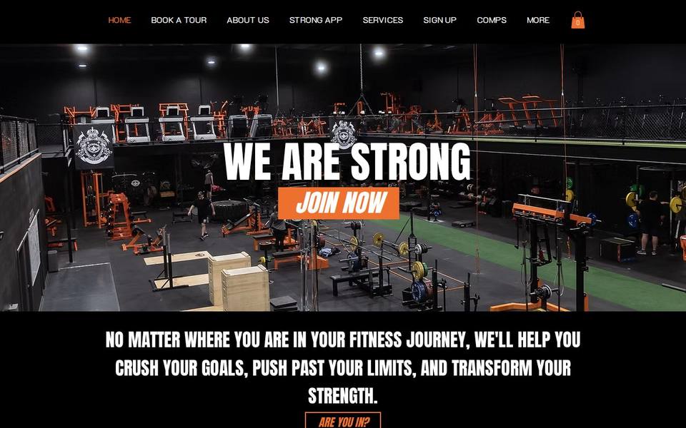 Strong Geelong website