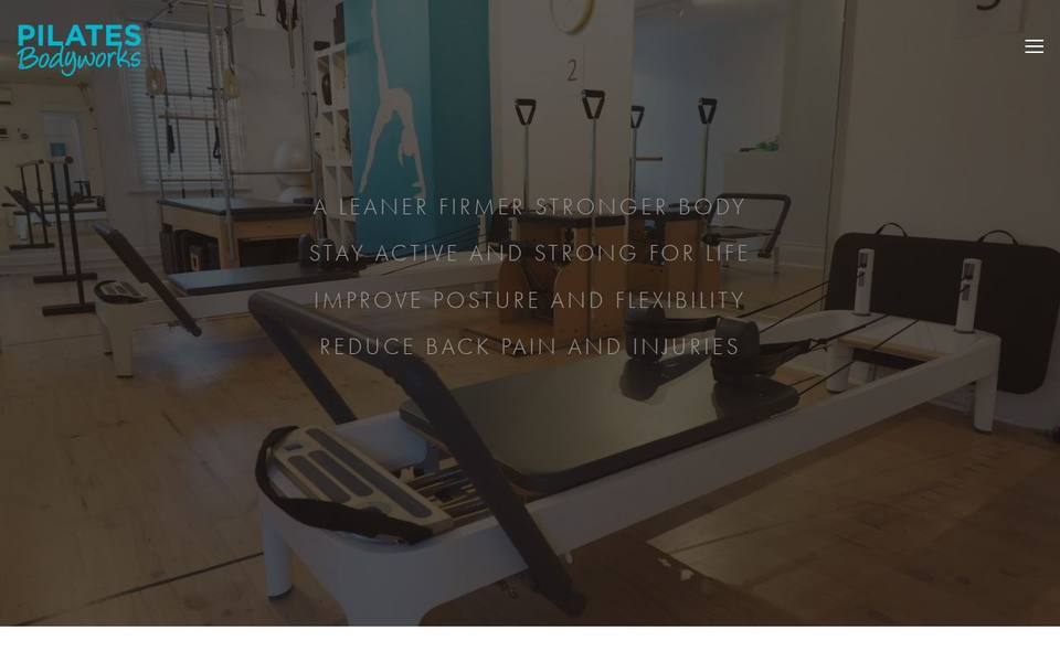 Pilates Bodyworks website