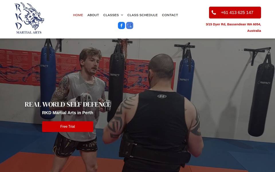 RKD Martial Arts website