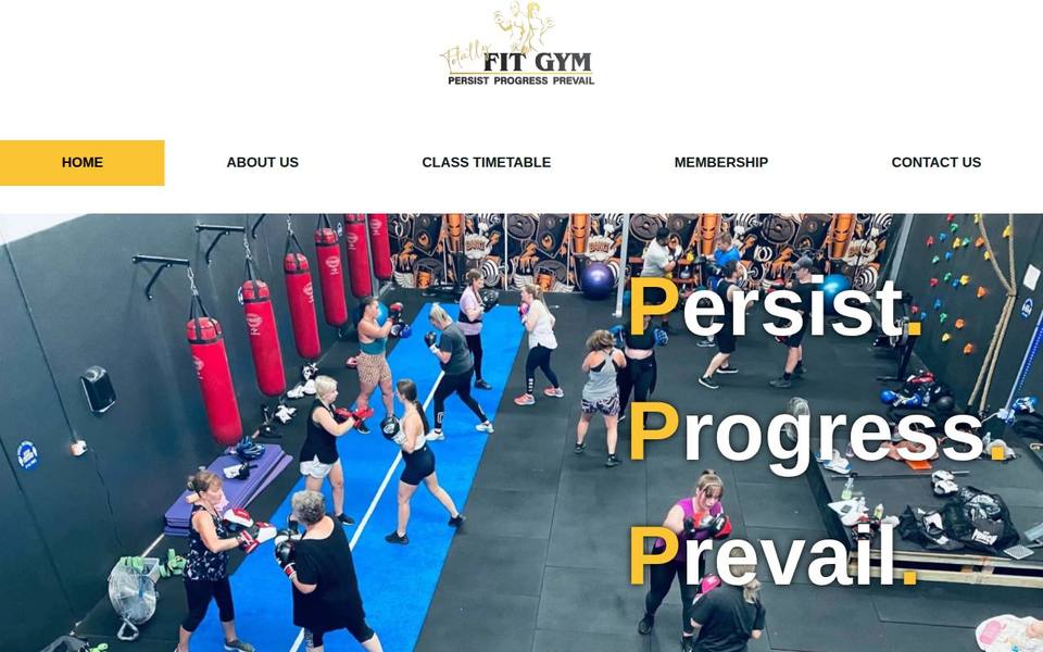 Totally Fit Gym website