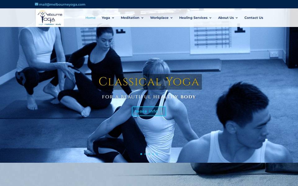 Yoga at St Vincent's website