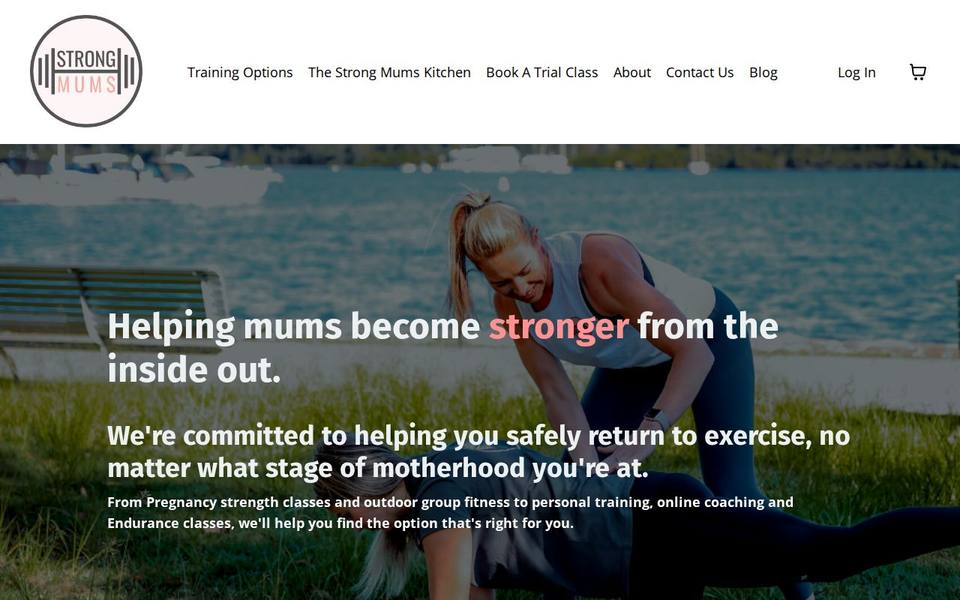 Strong Mums website
