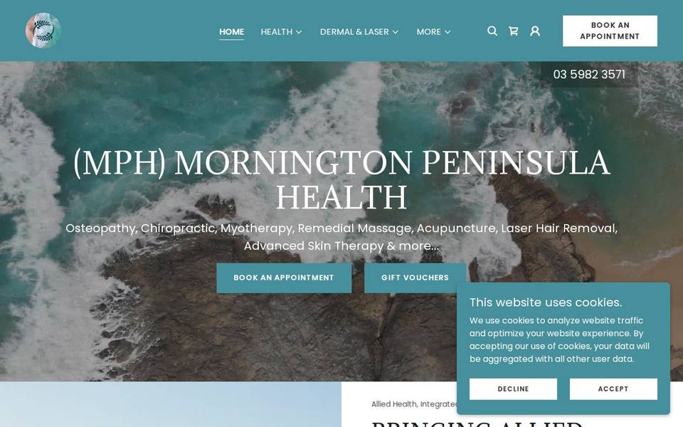 Samsara Health, Beauty & Fitness website