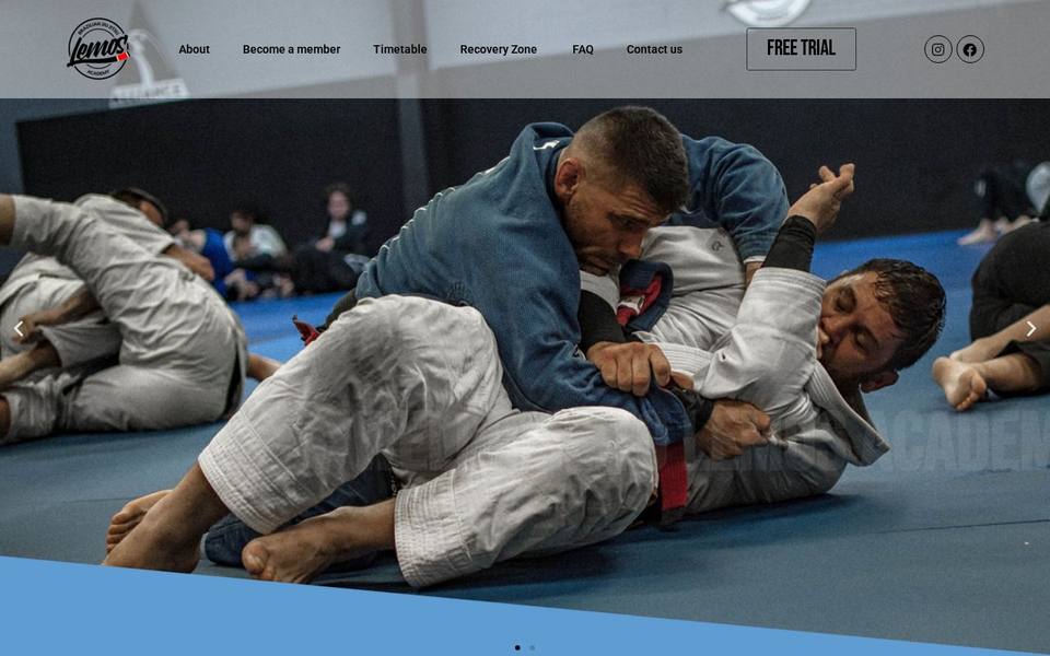 Lemos Brazilian Jiu Jitsu Academy website