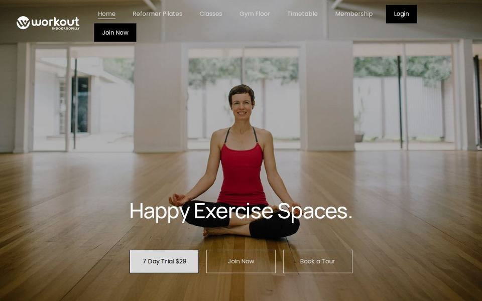Workout Indooroopilly website