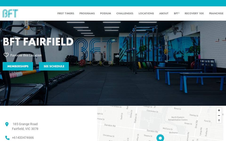 BFT Fairfield website