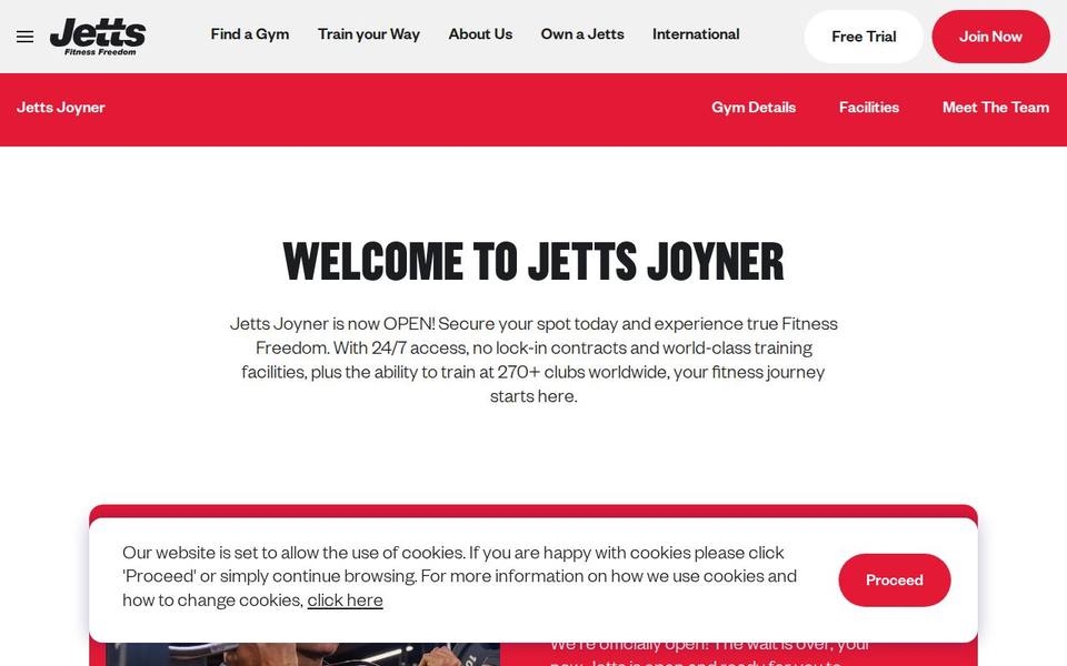 Jetts Joyner website