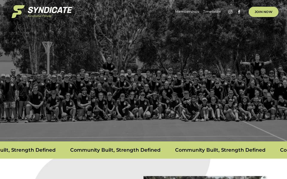 Fitness Syndicate Bne website