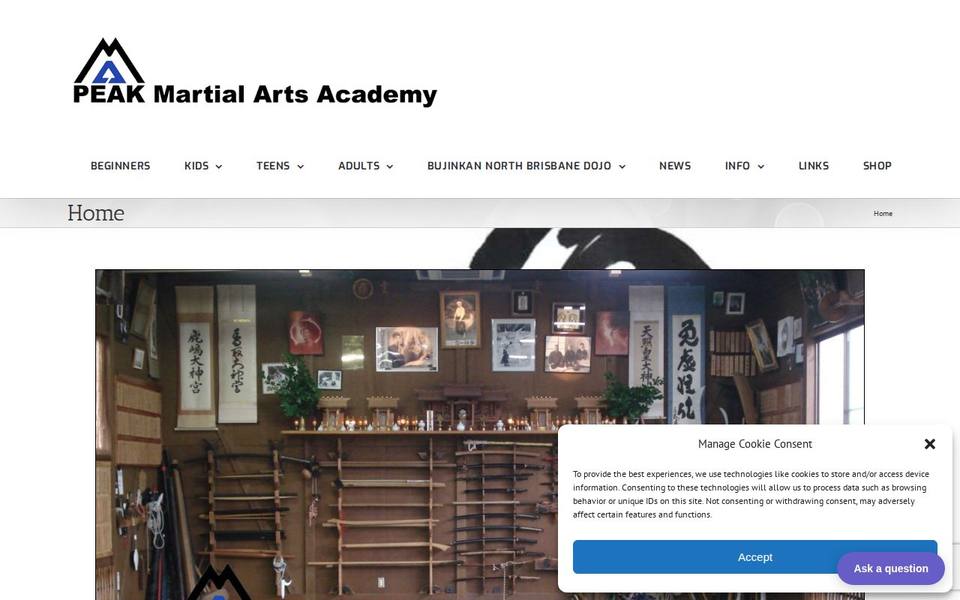 Bujinkan North Brisbane Dojo website