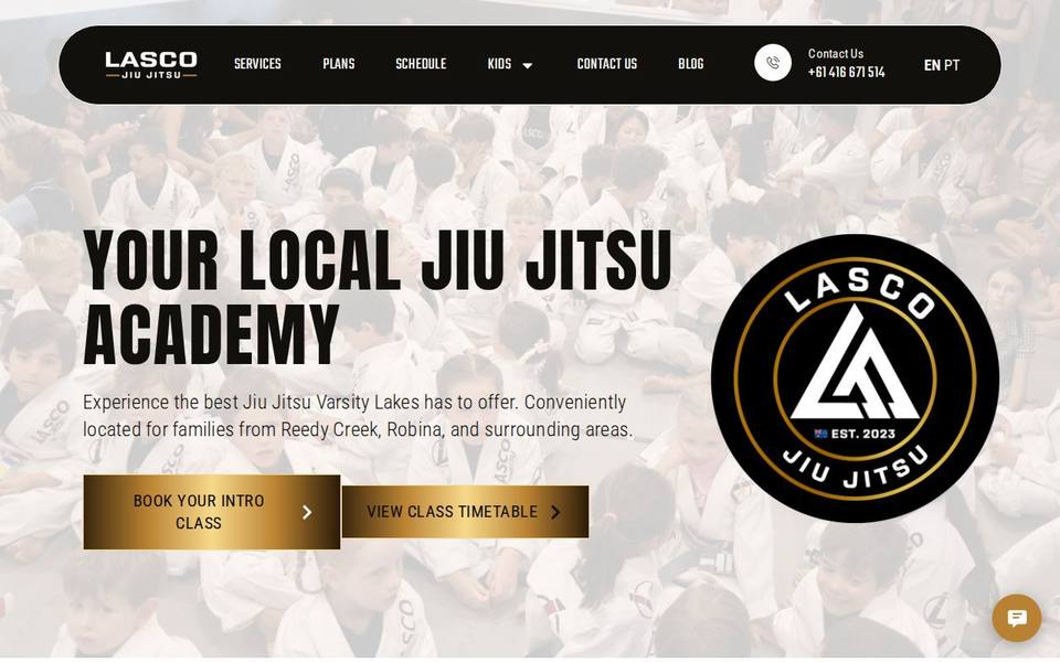 Lasco Brazilian Jiu Jitsu website