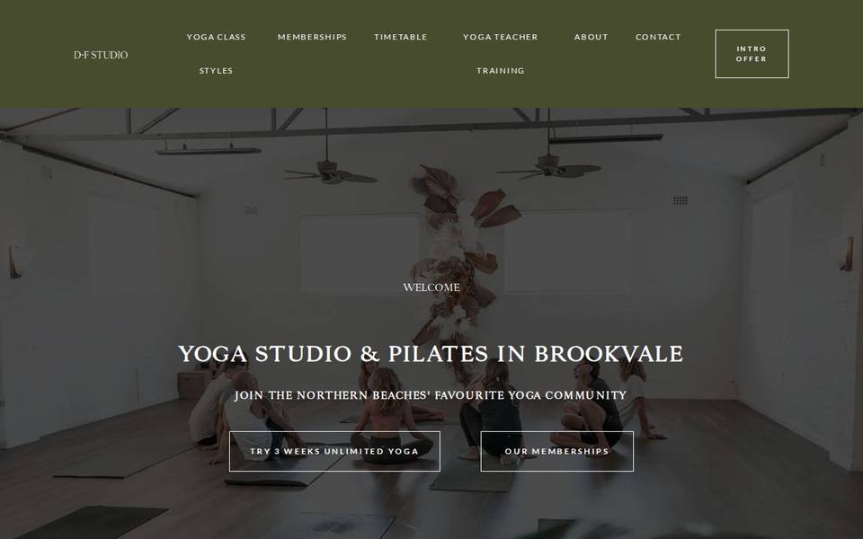 D-F Studio website