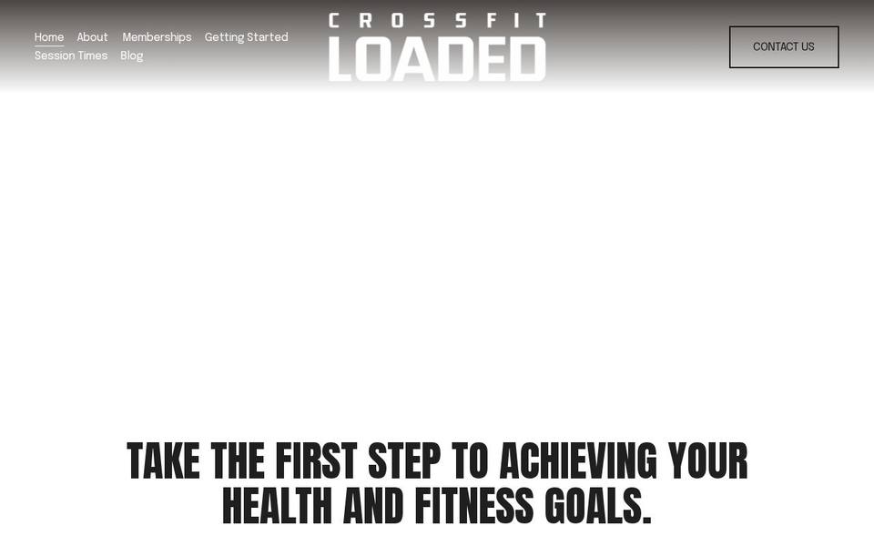 CrossFit Loaded website
