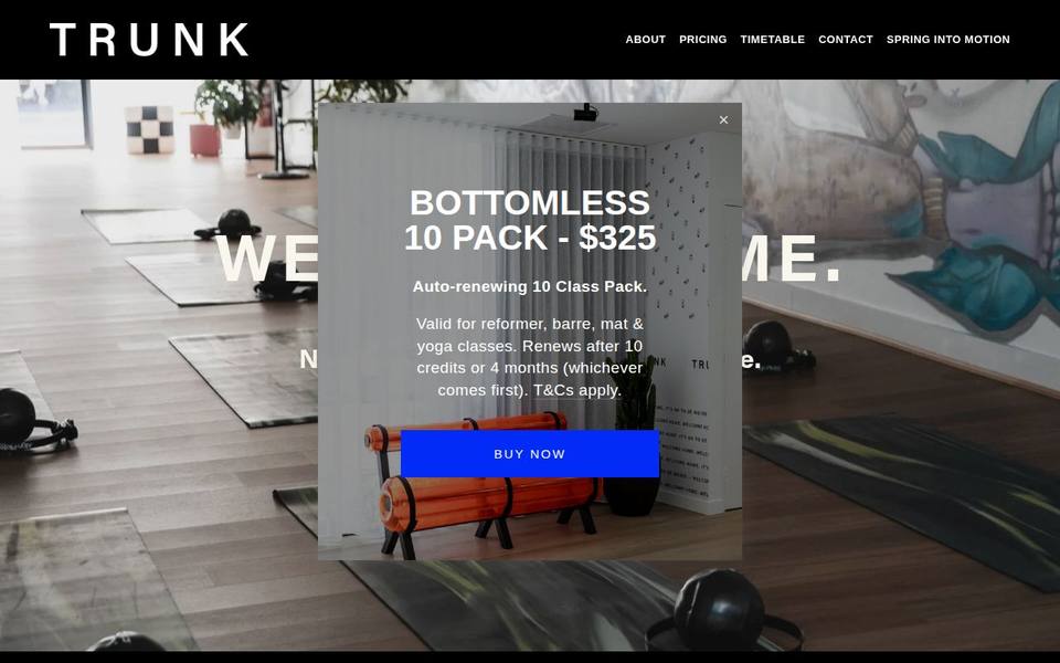 Trunk Studios website