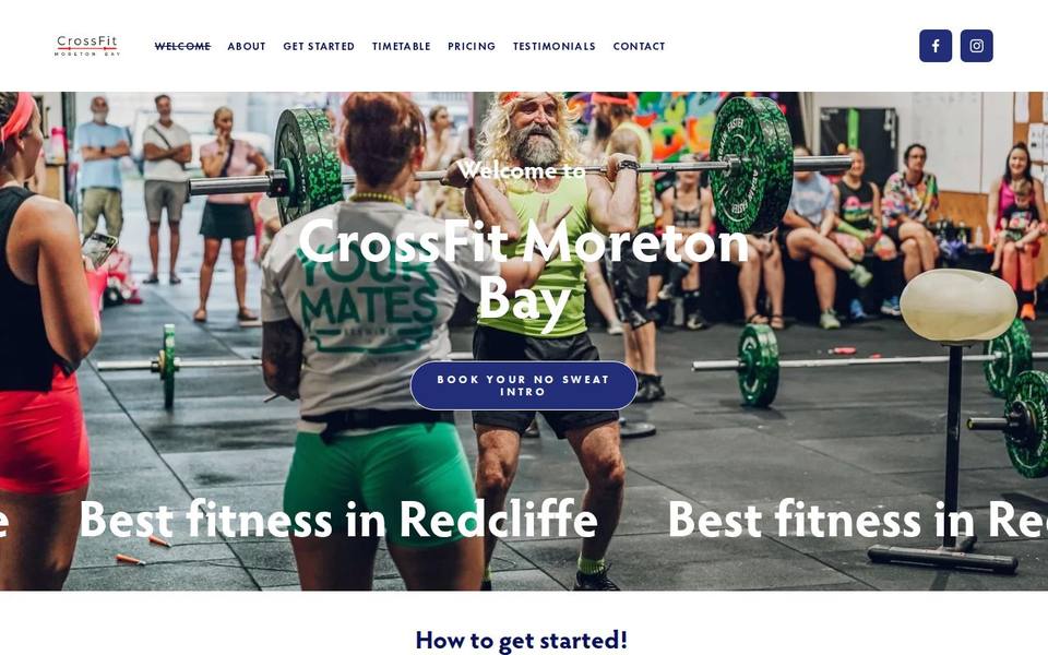 CrossFit Moreton Bay website