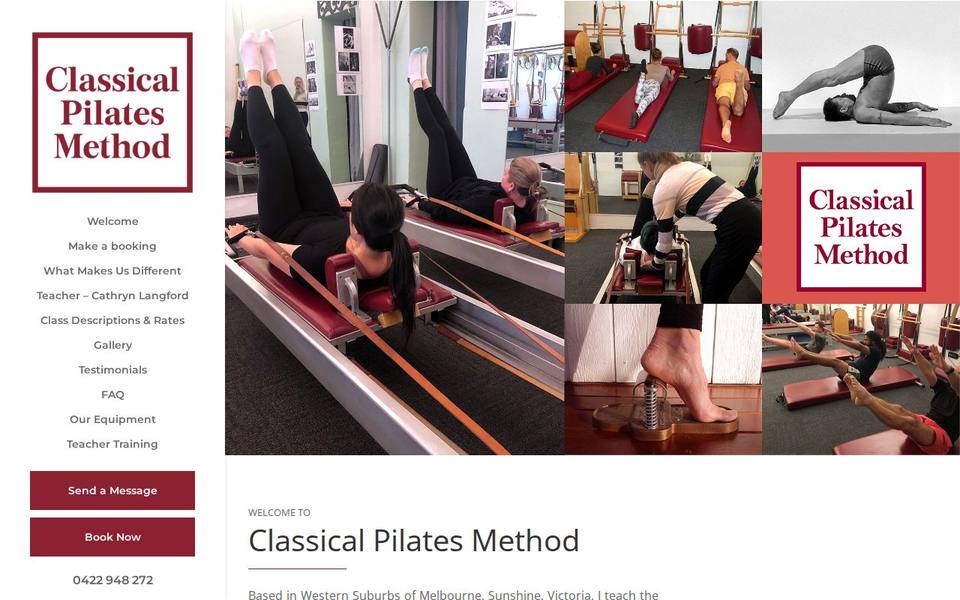 Classical Pilates Method website