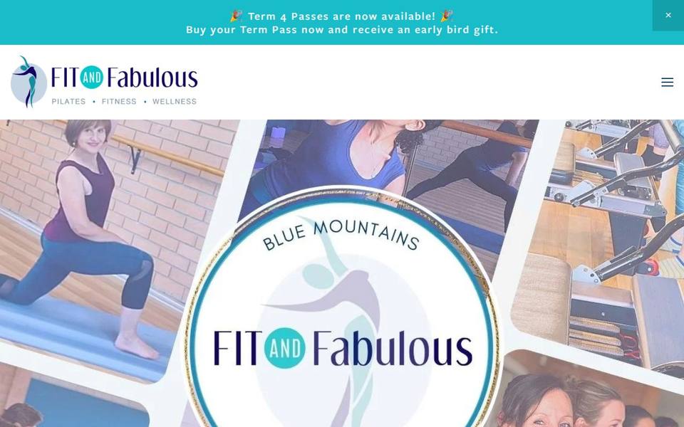Fit and Fabulous website