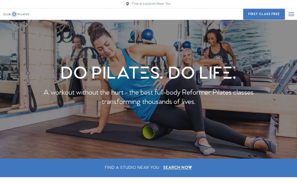 Club Pilates Summer Hill website
