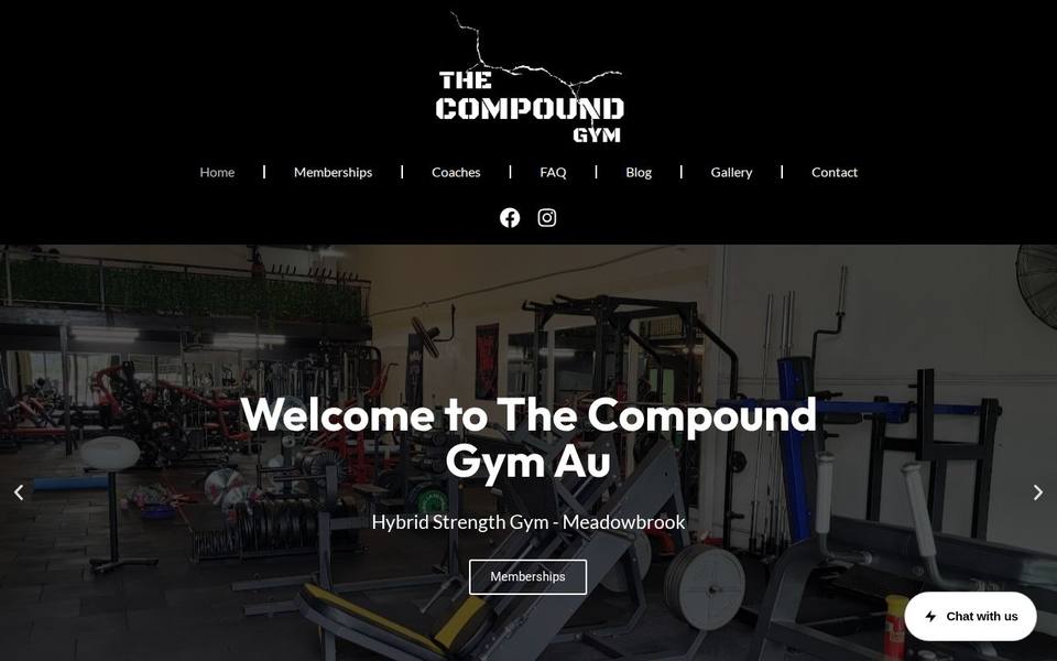 The Compound Gym Pty Ltd website