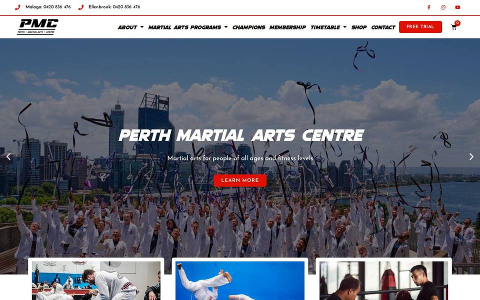 Perth Martial Arts Centre website