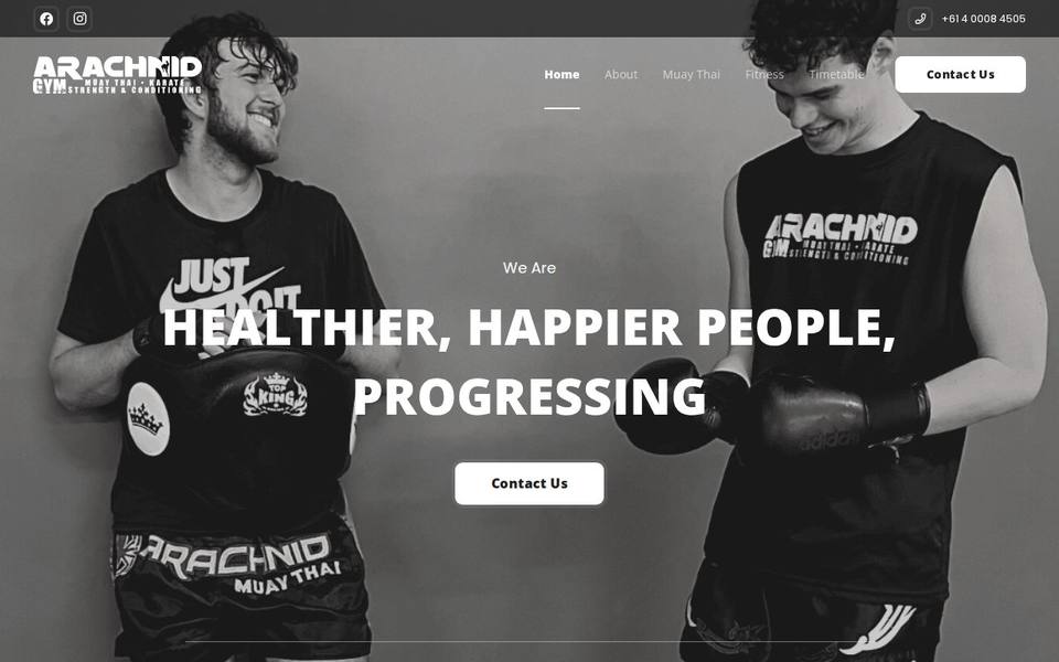 Core Martial Arts website