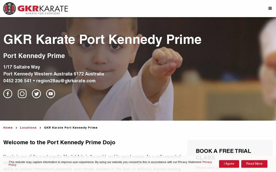GKR Karate website
