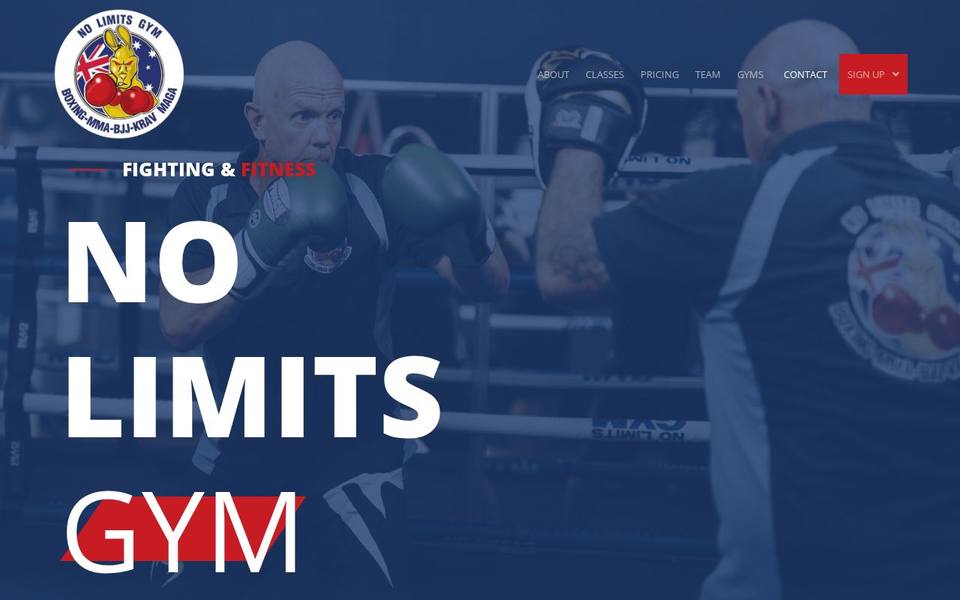 No Limits Gym Richmond website