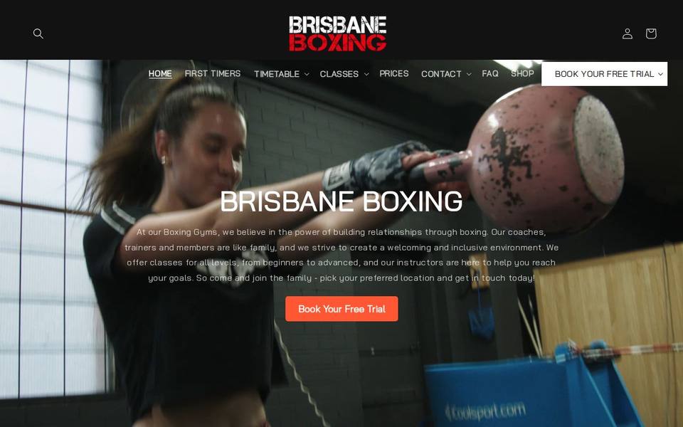 Brisbane Boxing Mt Gravatt website
