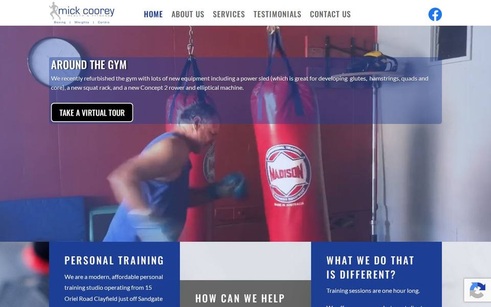Mick Coorey Health & Fitness website