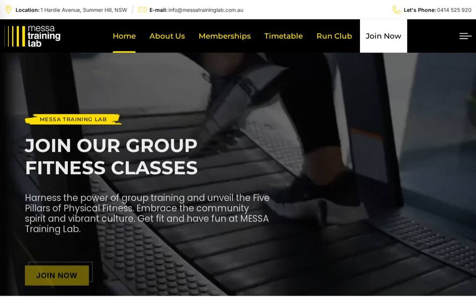 MESSA Training Lab website