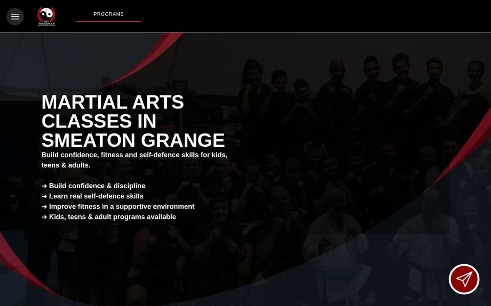 Toodokan Self Defence Academy website