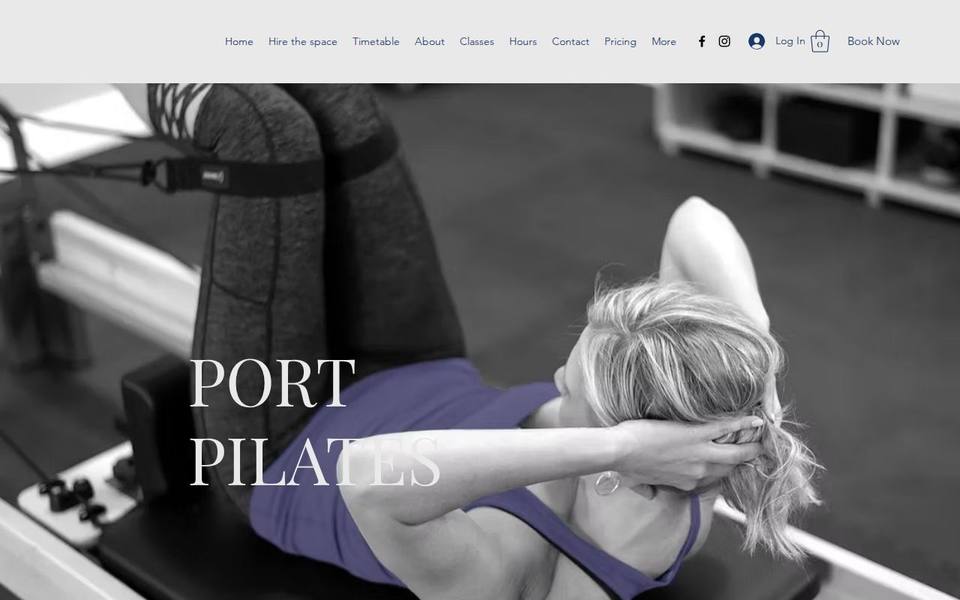 Port Pilates website