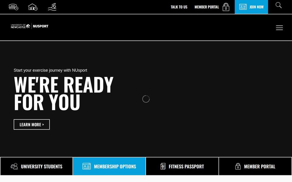 The Forum Sports & Aquatic Centre website