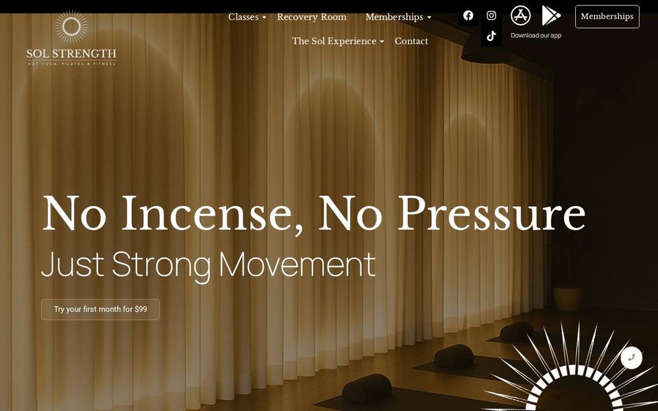 Sol Strength Australia website