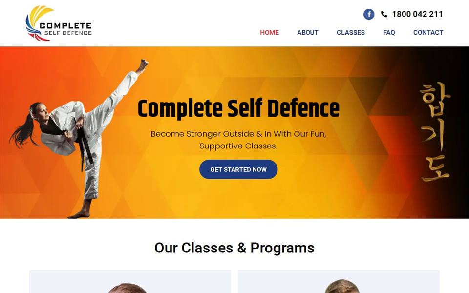 Complete Self Defence Moorebank website