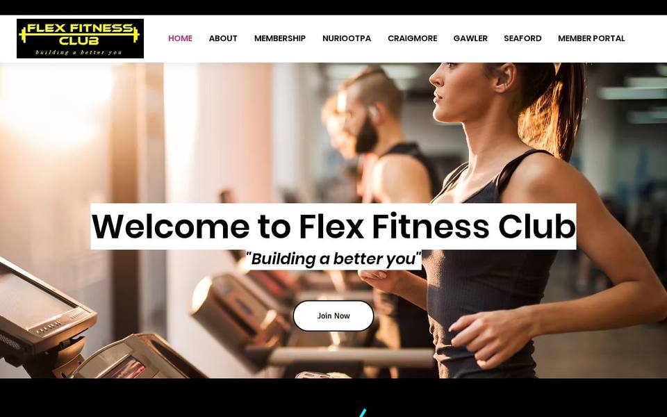 Flex Fitness Club Gawler website