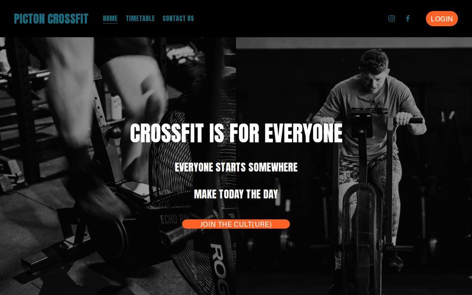 Picton CrossFit website