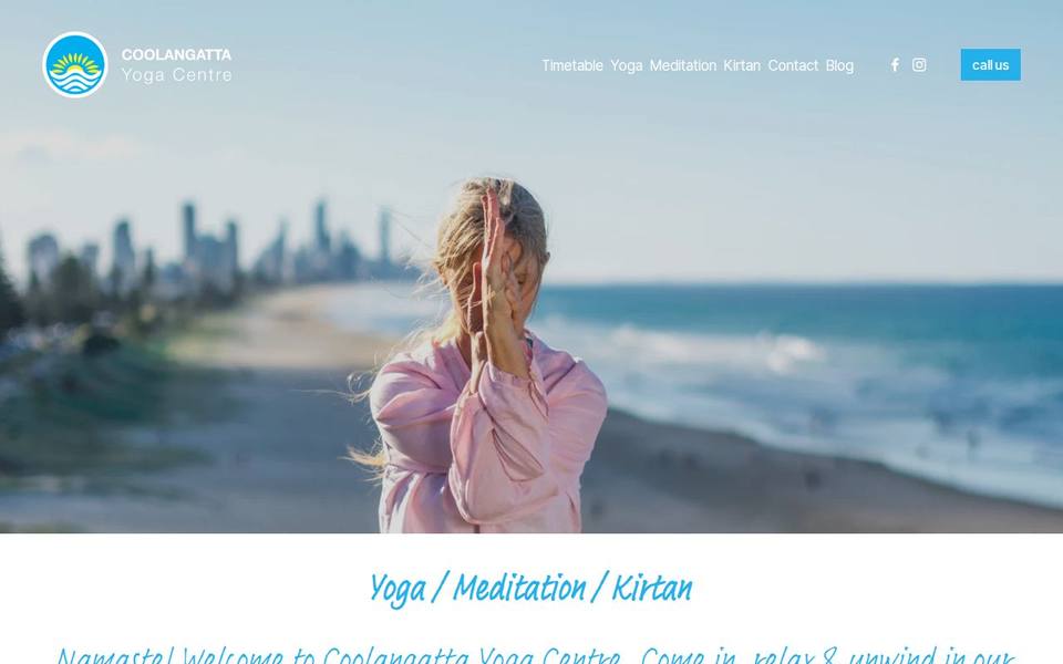 Coolangatta Yoga Centre website