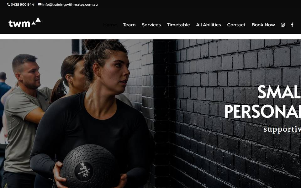 TrainingwithMates website