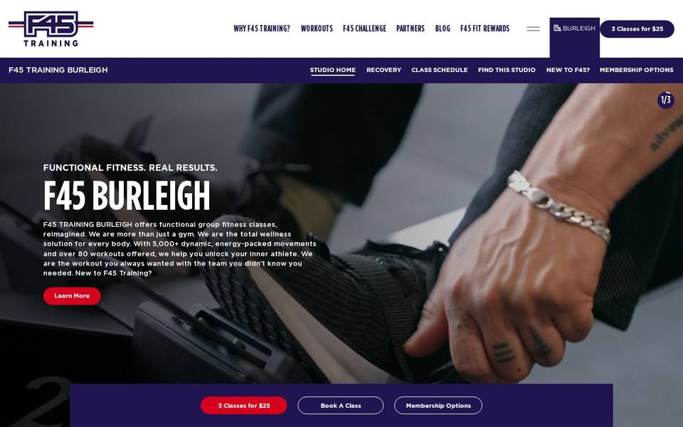 F45 Burleigh website