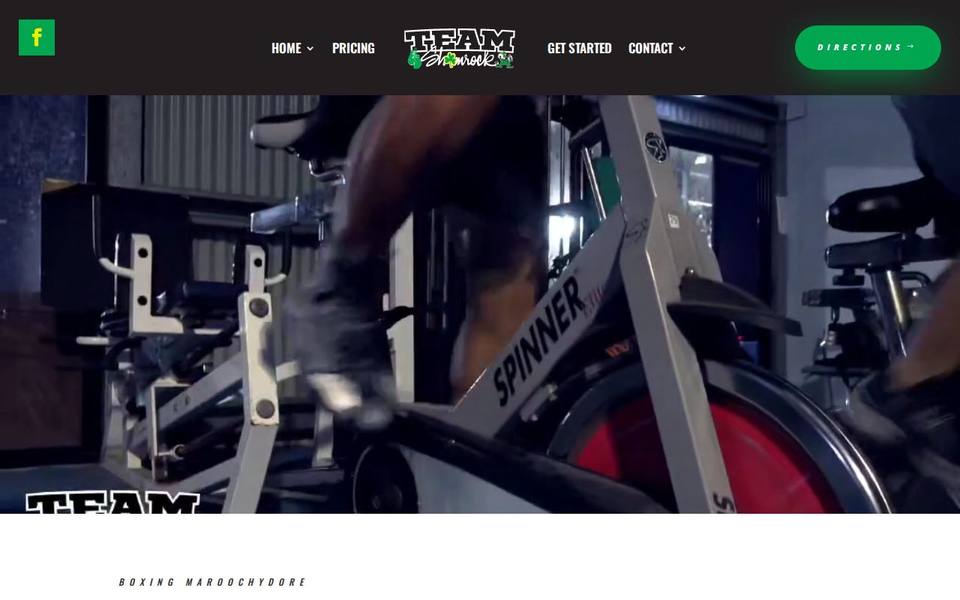 Shamrock Boxing Gym website
