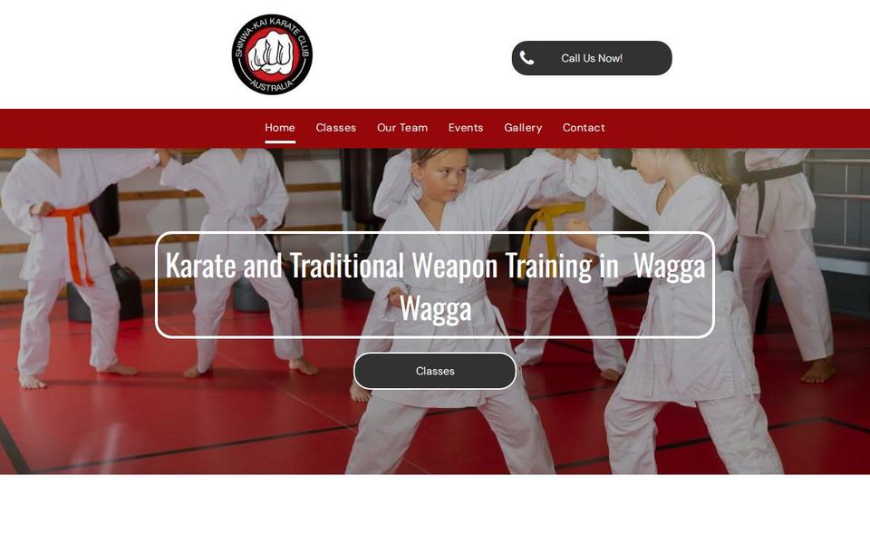 Shinwa-kai Karate Club Australia website