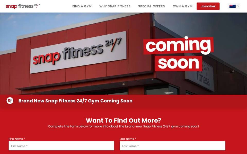 Snap Fitness Winston Hills website
