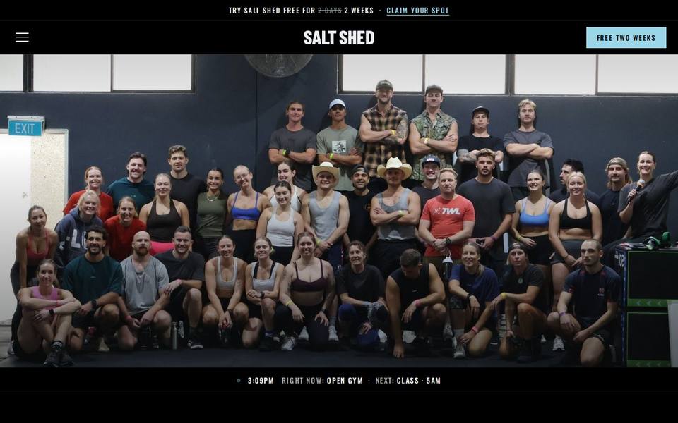 Salt Shed Training website