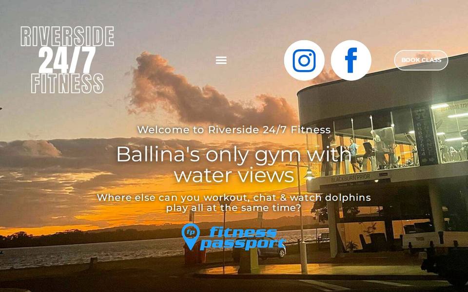 Riverside 24/7 Fitness website