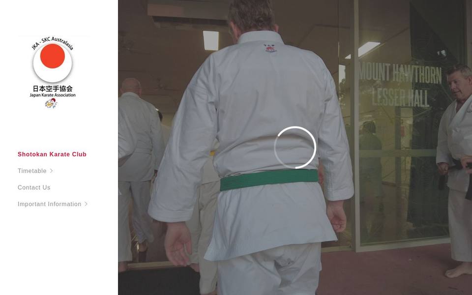 Shotokan Karate Club (JKA-SKC) website