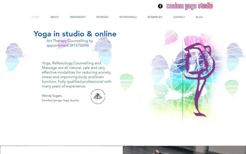 Coolum Yoga Studio website