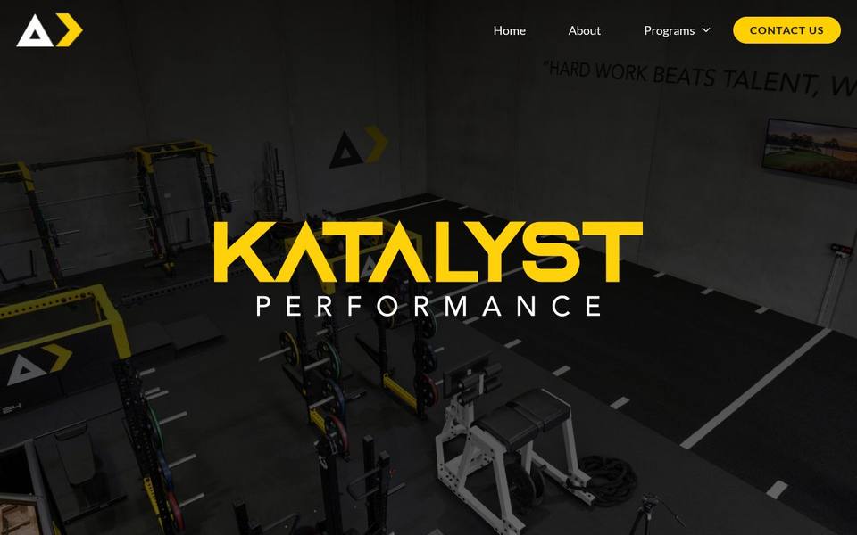 Katalyst Performance website